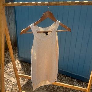 J. Crew Cream Knit Tank Top
